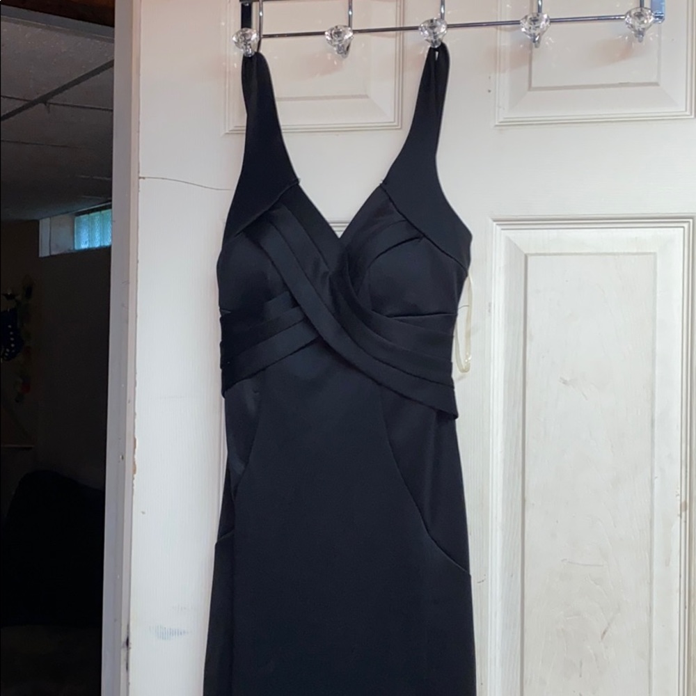 Black fitting dress